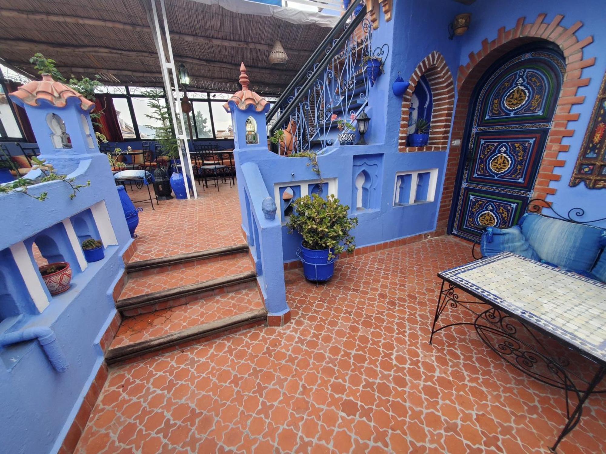 Blue City Hotel Чефчауен Екстериор снимка